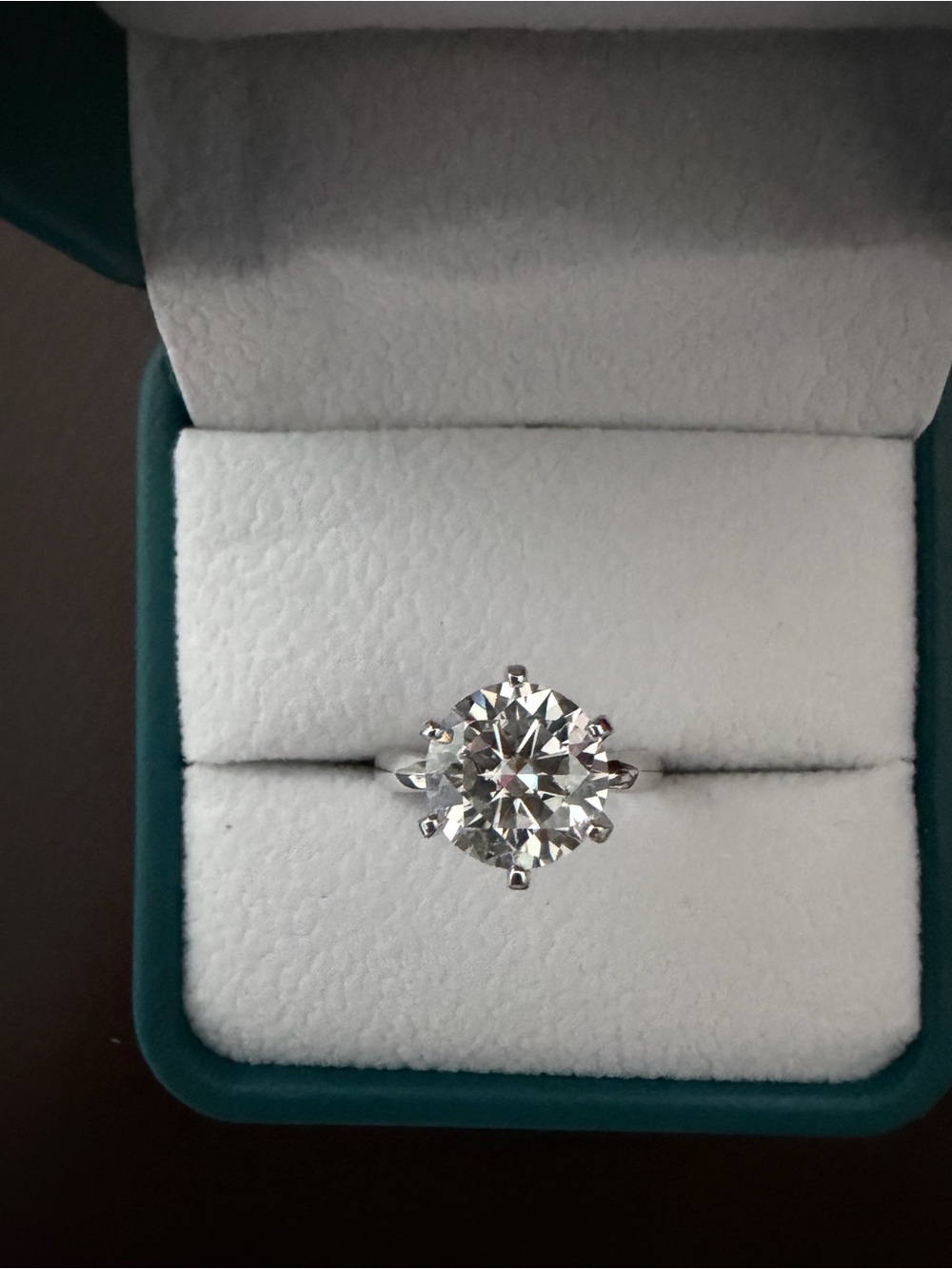 Classic Round Cut Solitaire Ring in Silver